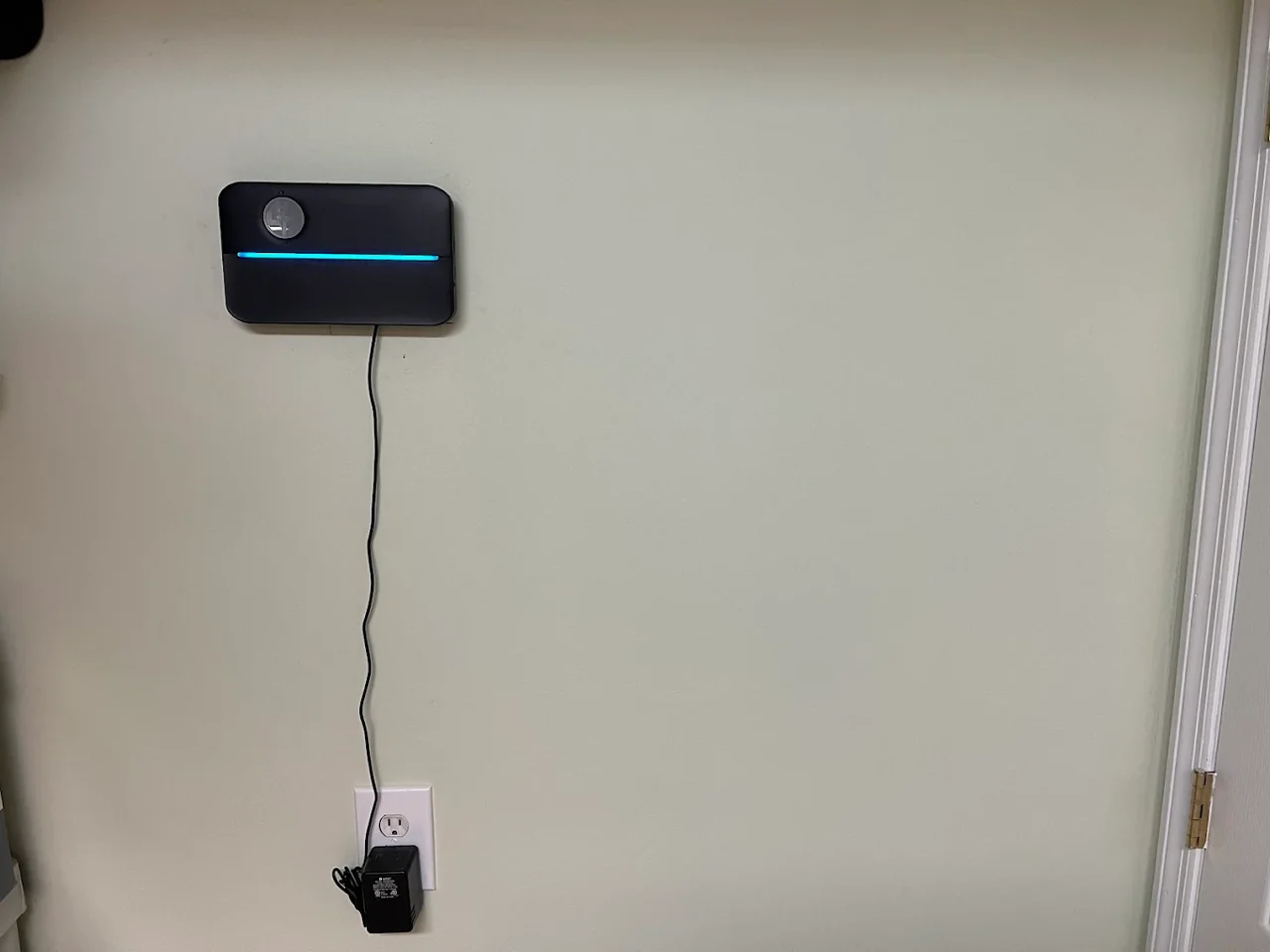 Irrigation controller mounted indoors